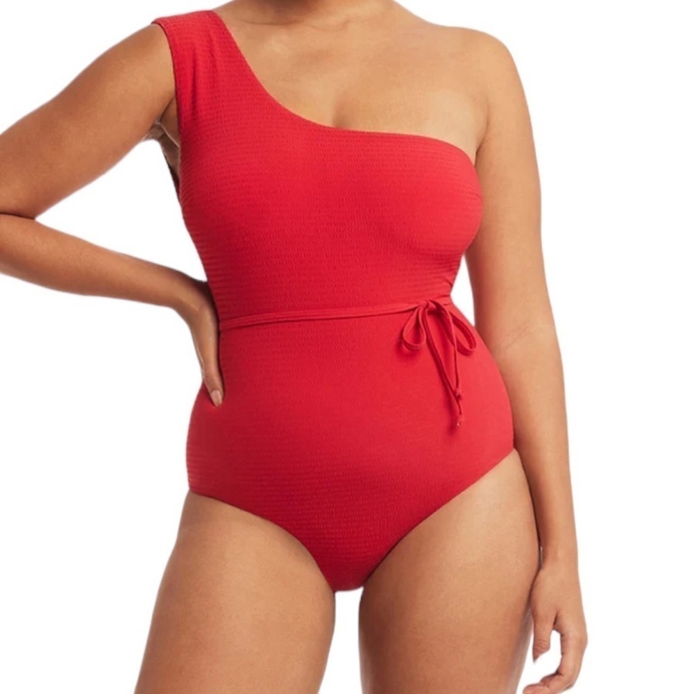 Sea Level New Messina Wide Strap Diagonal One Piece